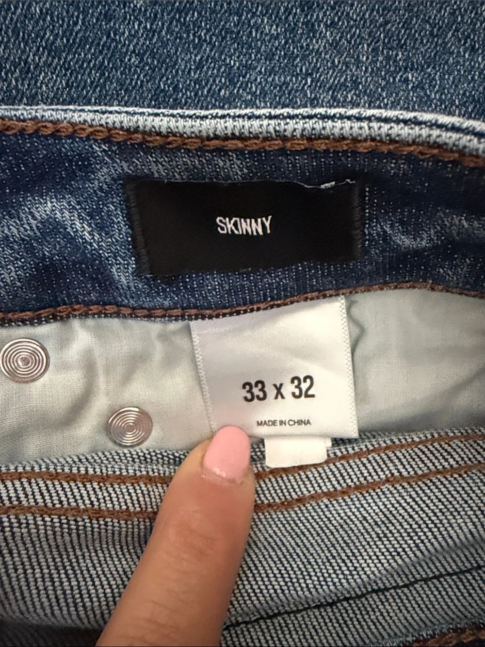 Express Light Blue Distressed Mid-Rise Jeans